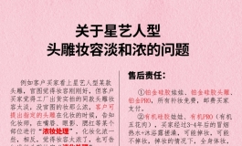 星艺人型头身一体新品