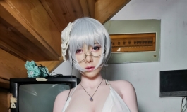 纯白睡衣，俊影162丰满身材千夏