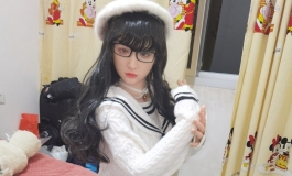 慵懒可爱的居家女孩 床头悠（10）