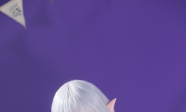 穿着lolita的白毛精灵