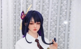 依娜淡妆cosplay雷电将军日常★星艺人型