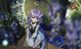 【魔族人形】85cm 龙年新品-小白龙 龙年看龙尊