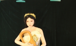 幽莲.香槟色晚礼服