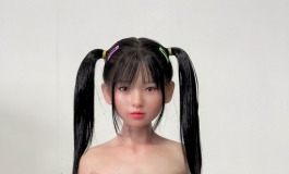 catdoll60厘米硅胶小玉齐肩发双马尾